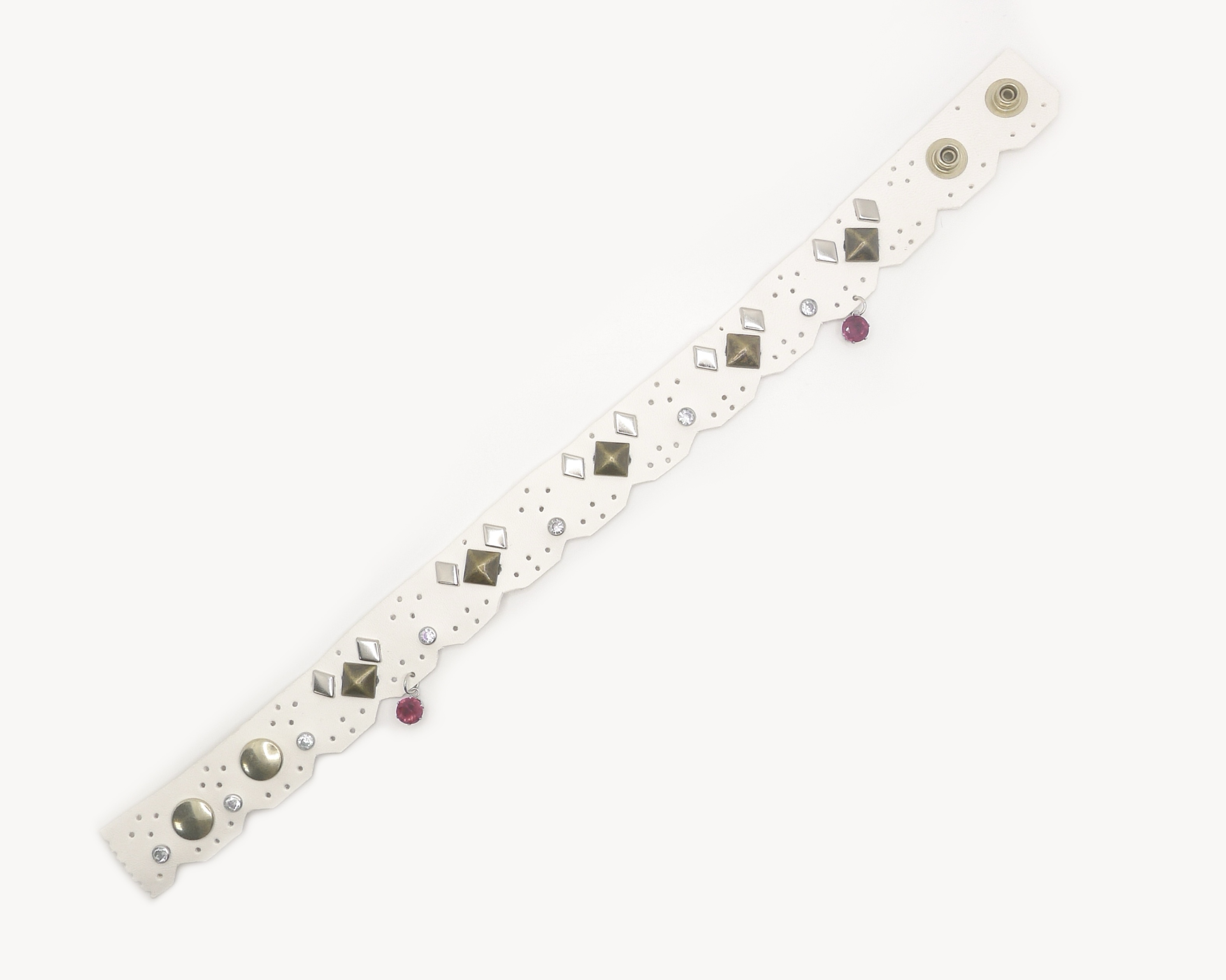 Lace Leather Choker